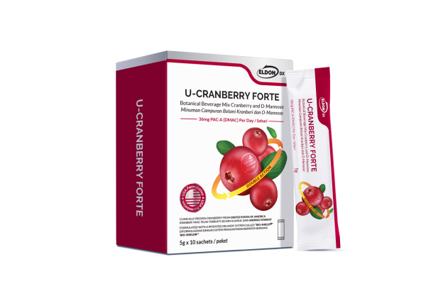 3d New U Cranberry Forte Box+sachet