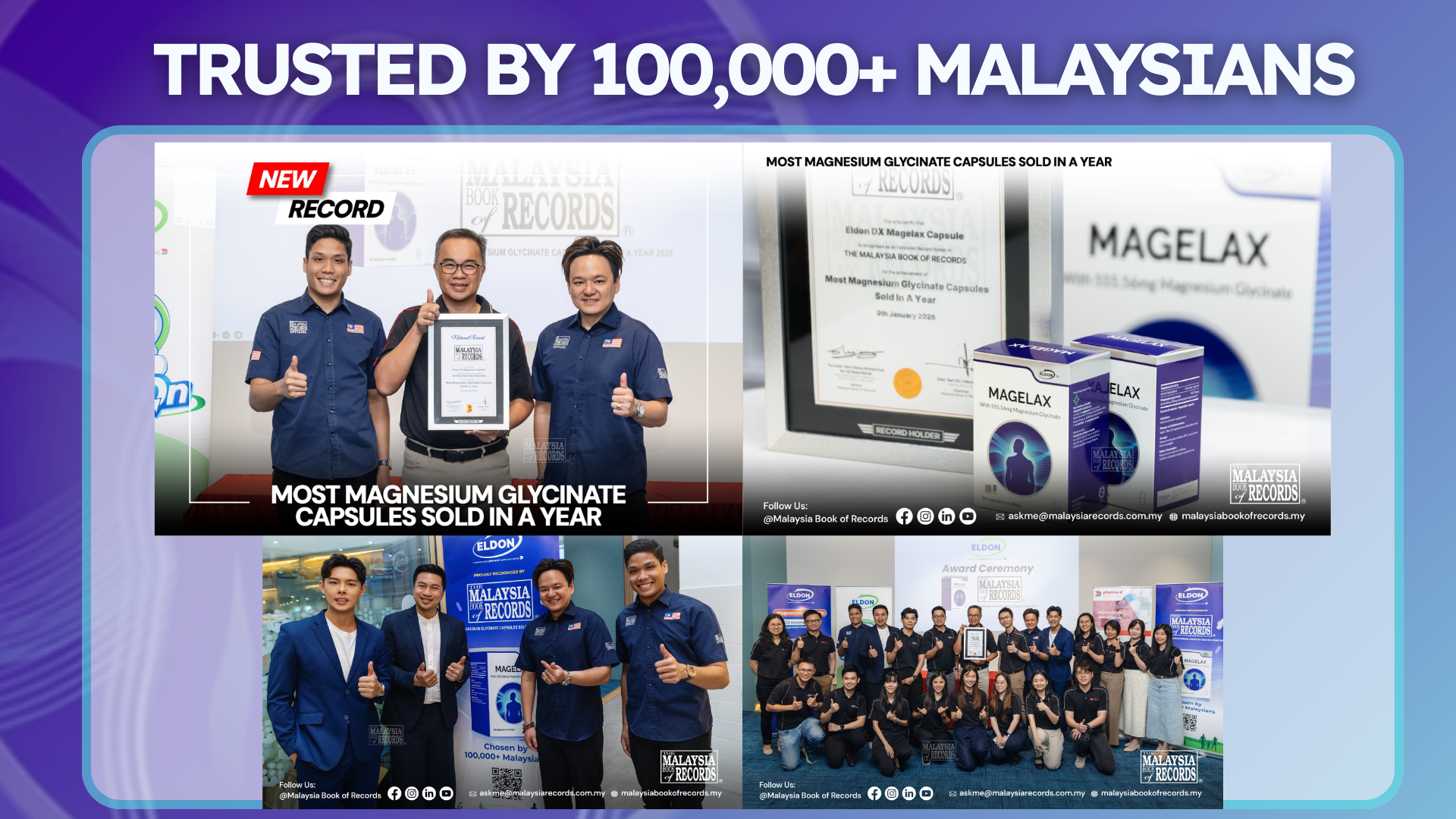 Magelax chosen by 100,000 Malaysians