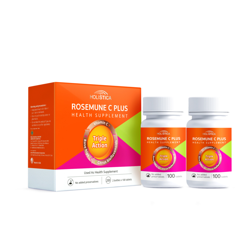 Vitamin C Effervescent Tablets by Eldon Healthcare Rosemin C Plus